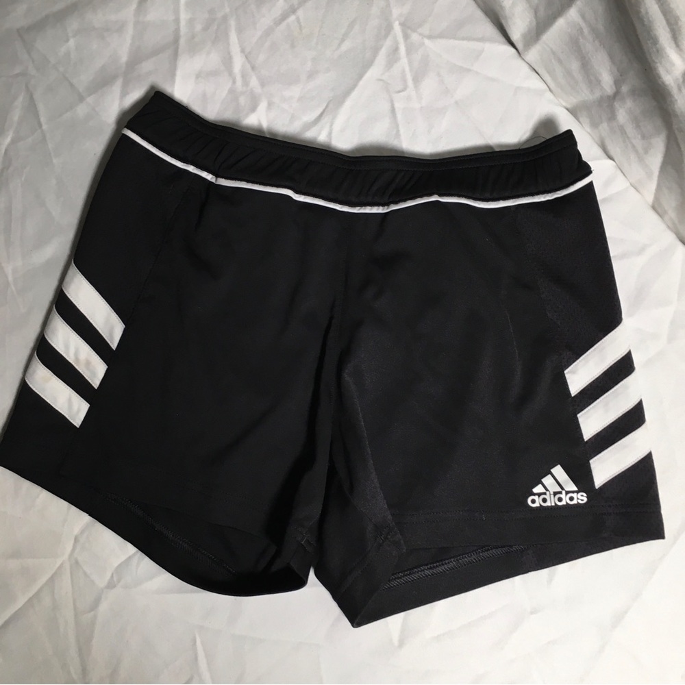 Adidas Black/White Running Shorts